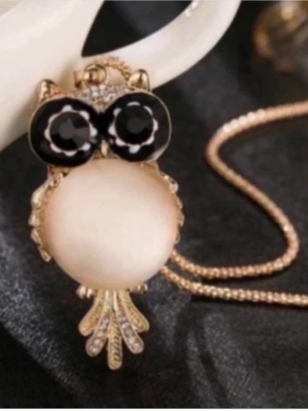 Elegant Owl Pendant Necklace